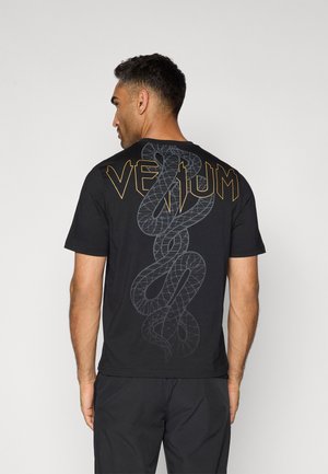 SERPENTI - T-shirt imprimé - black/silver-coloured/gold-coloured