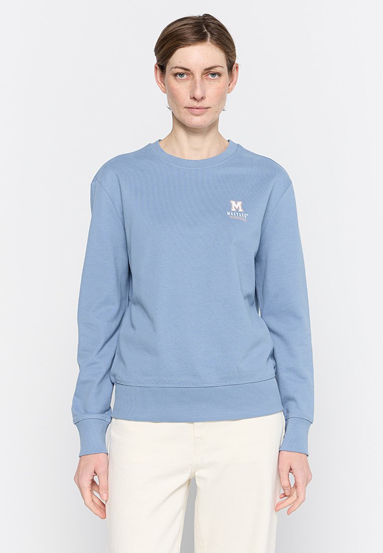mustang Sweater lichtblauw