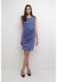 Kaffe KAINDIA ROUND NECK - Haljina od žerseja - blue indigo