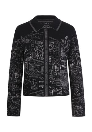 Ivko FAVELA PATTERN - Cardigan - black