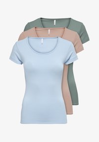 Unselected, rose/green/blue