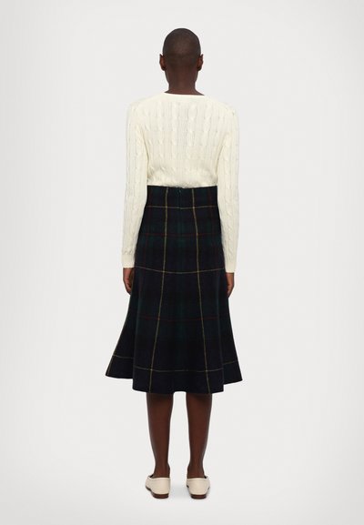Polo Ralph Lauren A LINE SKIRT  - A-vonalú szoknya - navy plaid
