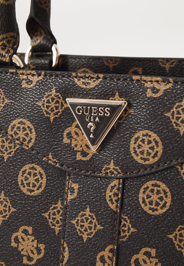 DORYS LUXURY SATCHEL - Handbag - mocha logo2