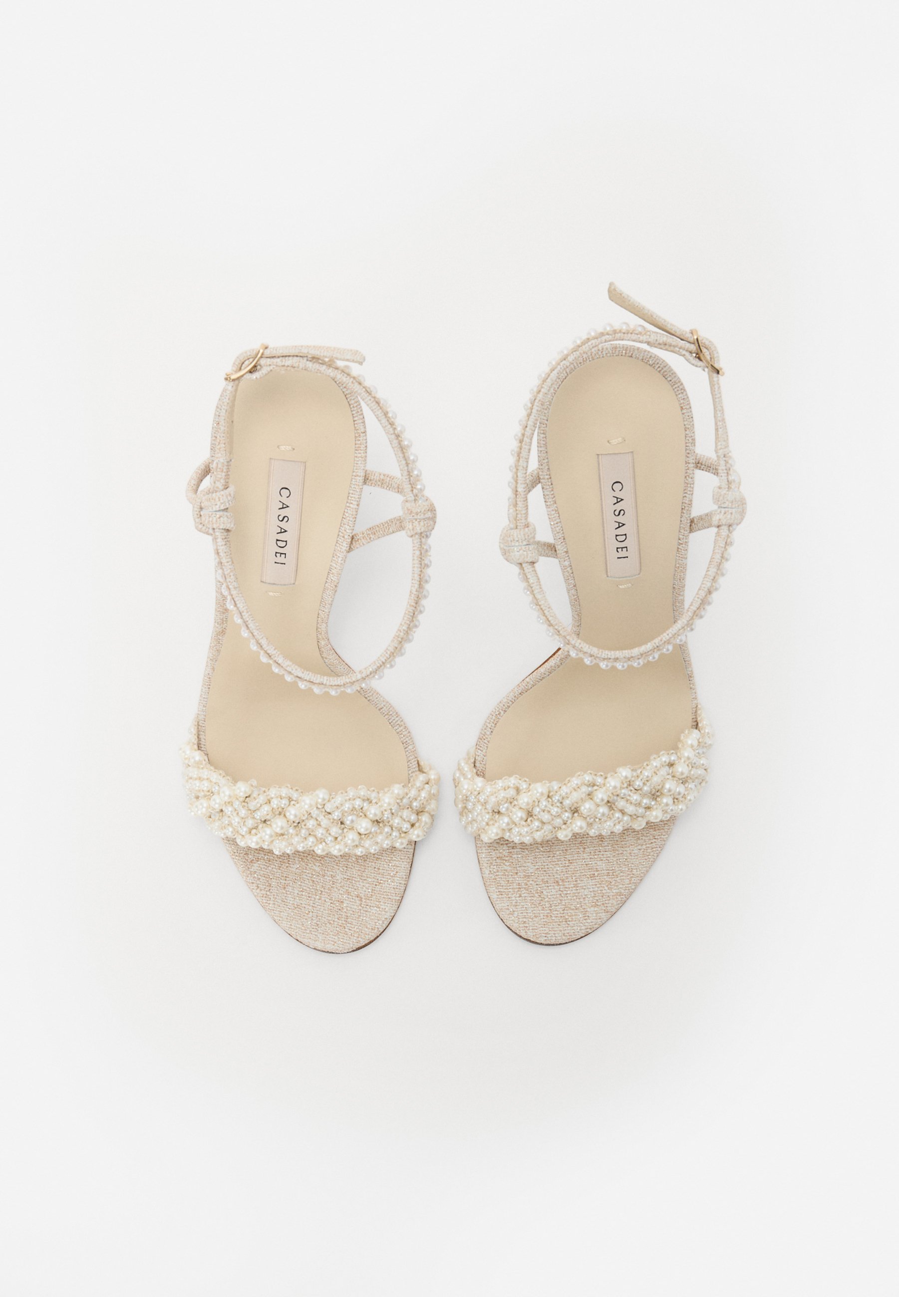 Casadei SUPERBLADE - High heeled sandals - oro/tan - Zalando