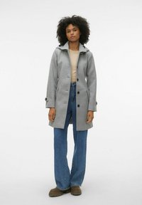 Vero Moda VS VINCE CHELSEA EXC - Trenčkot - light grey melange