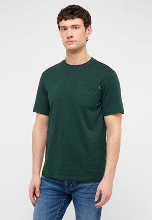 Mustang, Basic T-shirt - grün