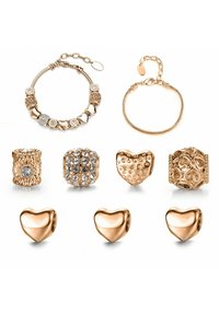 Non selezionato, or rosé   cristal ou blanc   plaqué rhodium et plaqué or rose 18k