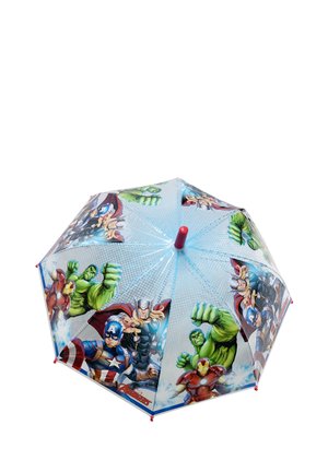CAPTAIN AMERICA HULK THOR IRON STOCK-SCHIRM - Umbrella - hellblau