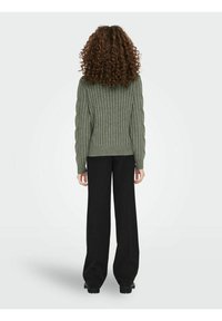 JDY REISSVERSCHLUSS ZOPF - Pullover - kalamata