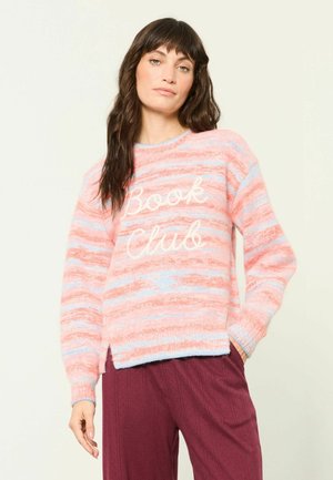 FatFace, BOOK CLUB KNITTED JUMPER - Jumper - pink