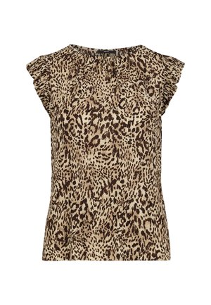 zero, Blouse - beige brown