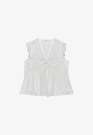 Dobber ADRIANA SHORT SLEEVE - Pusero - white