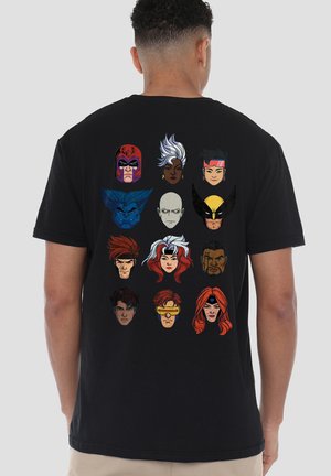 Marvel, MARVEL XMEN FACES - Print T-shirt - black