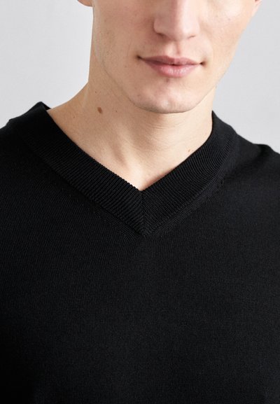 NN.07 SERGIO V NECK - Maglione - black