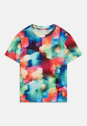 AI FORMS - T-shirt imprimé - blue