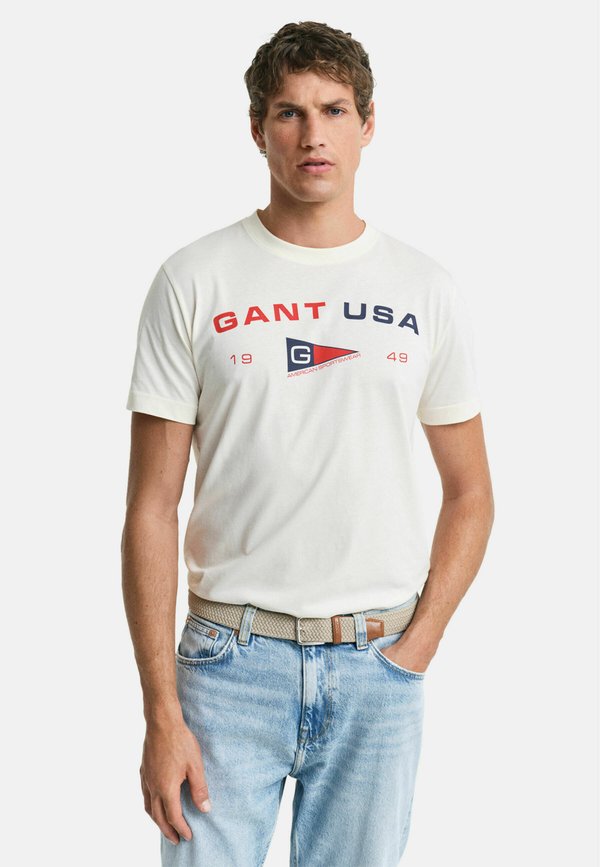 GRAPHIC - Print T-shirt - cream