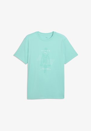 Puma, M PUMA X HYROX CLOUDSPUN THERMOADAPT TEE - Sports T-shirt - intense mint