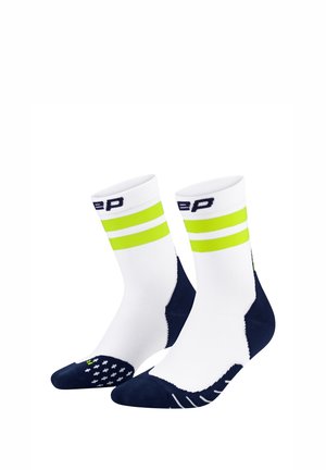 Calze sportive - dark blue neon yellow