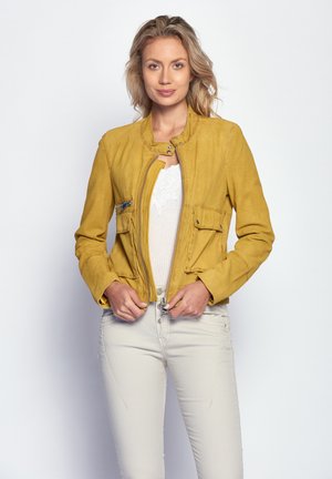 Maze Veste en cuir - yellow