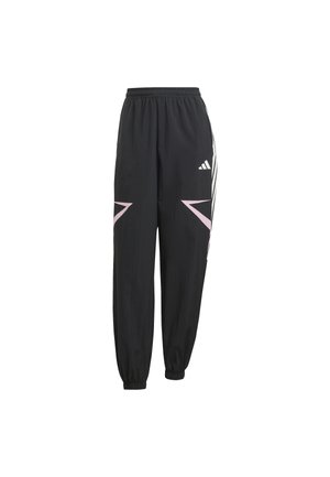 TIRO CUT 3-STRIPES COLOR BLOCK CUFFED PANTS - Tracksuit bottoms - black/true pink