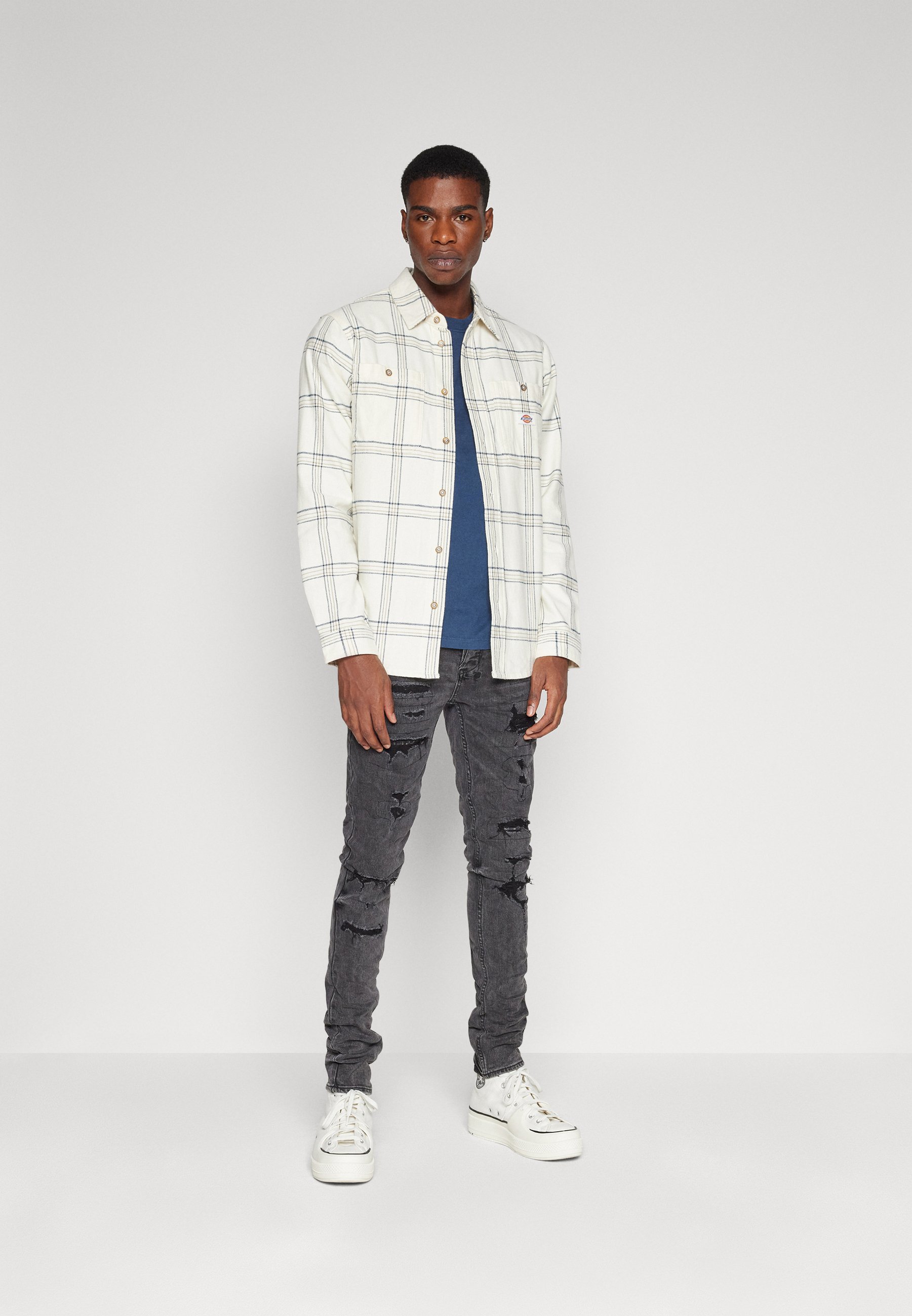 Ksubi VAN WINKLE DYNAMITE TRASH UNISEX - Slim fit jeans - black 