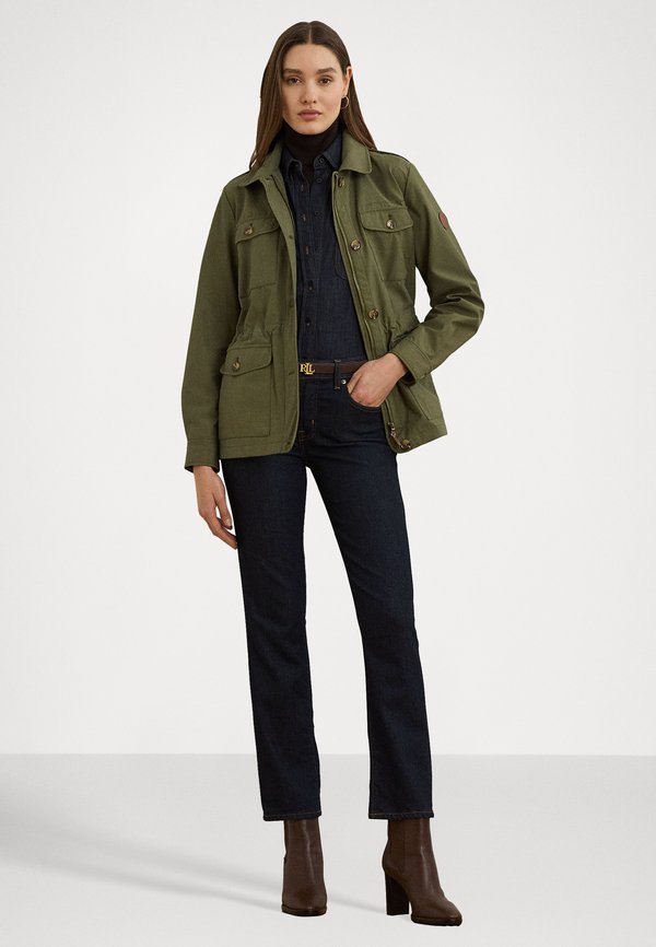 COTTON BLEND UTILITY JACKET - Summer jacket - olive grove2