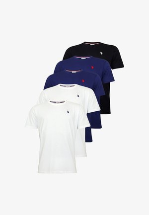 U.S. Polo Assn., KURZARM 5ER PACK - T-shirt basic - mehrfarbig