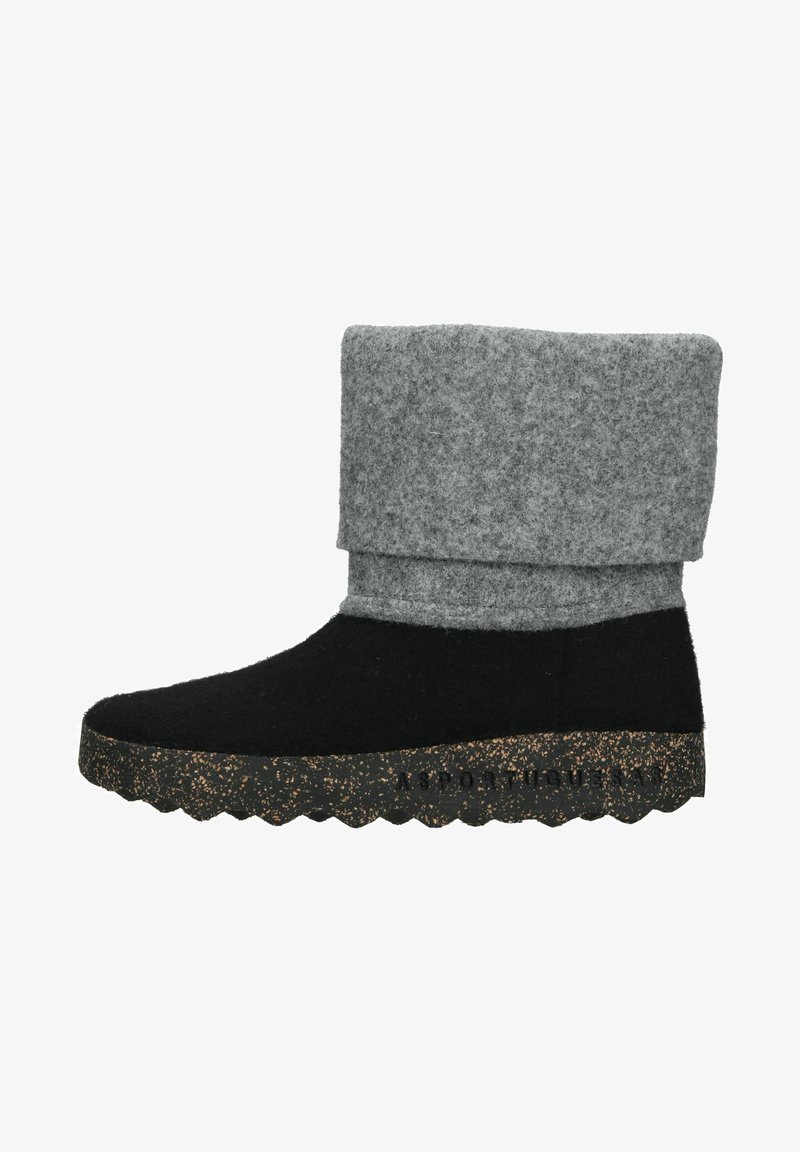 ASPORTUGUESAS Botines bajos - black concrete