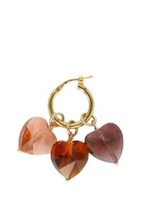 Romantico Romantico MORE AMORE TERRACOTTA GRANDE - Pendientes - gold-coloured