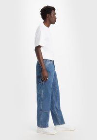 Levi's® Workwear 565™ LOOSE STRAIGHT DOUBLE KNEE - Vaqueros boyfriend - ampere