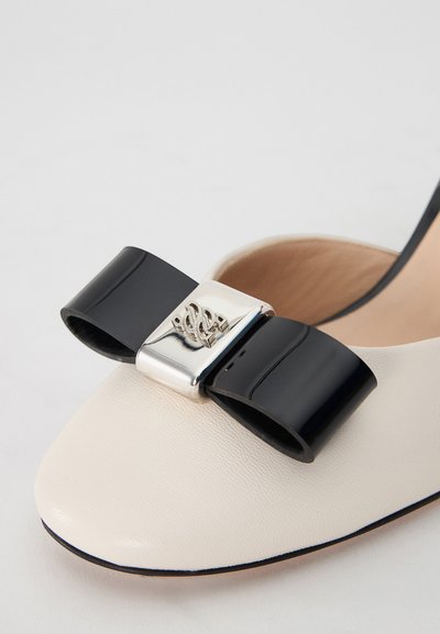 Casadei CLEO MIN TIFFANY - Klasszikus sarkú cipők - ecru'/nero