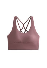 COMFORTLUX MEDIUM SUPPORT WITH CUPS - Reggiseno sportivo con sostegno medio - mottled berry