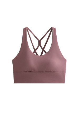 OYSHO STRAPPY BACK - Sport-bh met light support - mottled berry