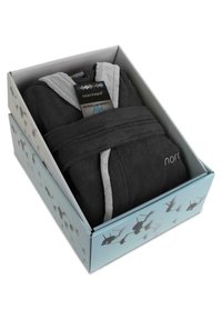 Normani WELLNESS - Bademantel - schwarz grau