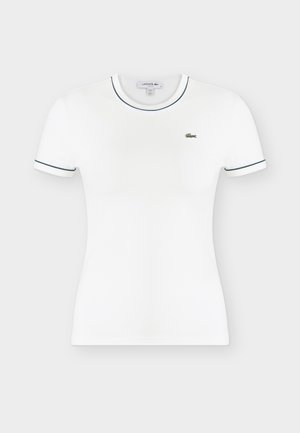 Lacoste, T-shirt basic - flour/rill/sinople