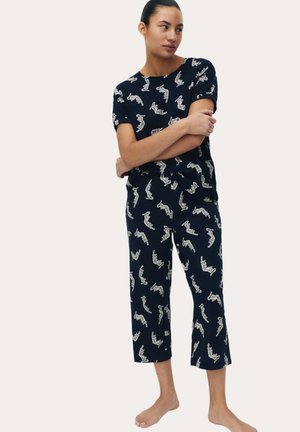 RICH PRINTED CROPPED SET - Pyjama - navy mix