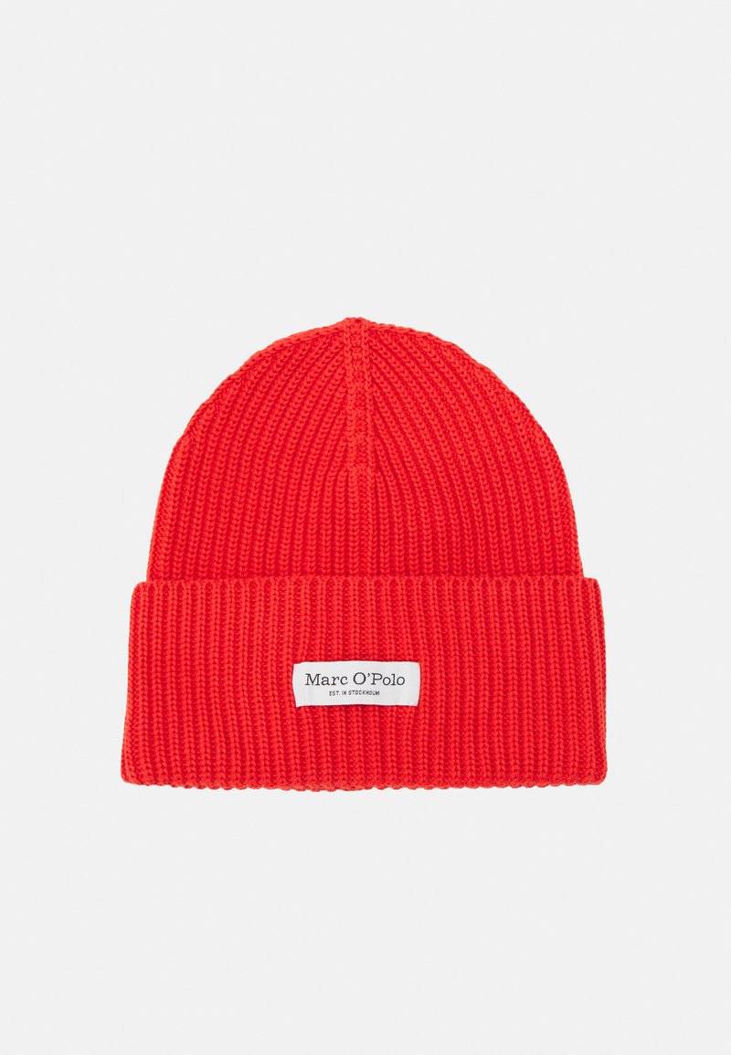 Marc O'Polo BEANIE FOLD UP - Huer - poppy red