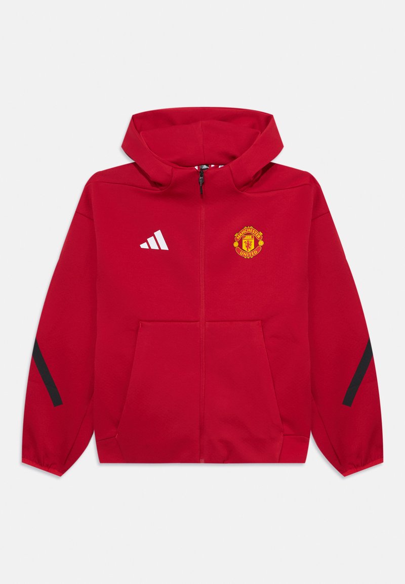 adidas Performance MANCHESTER UNITED HOODED TRACK UNISEX - Training jacket - mufc red