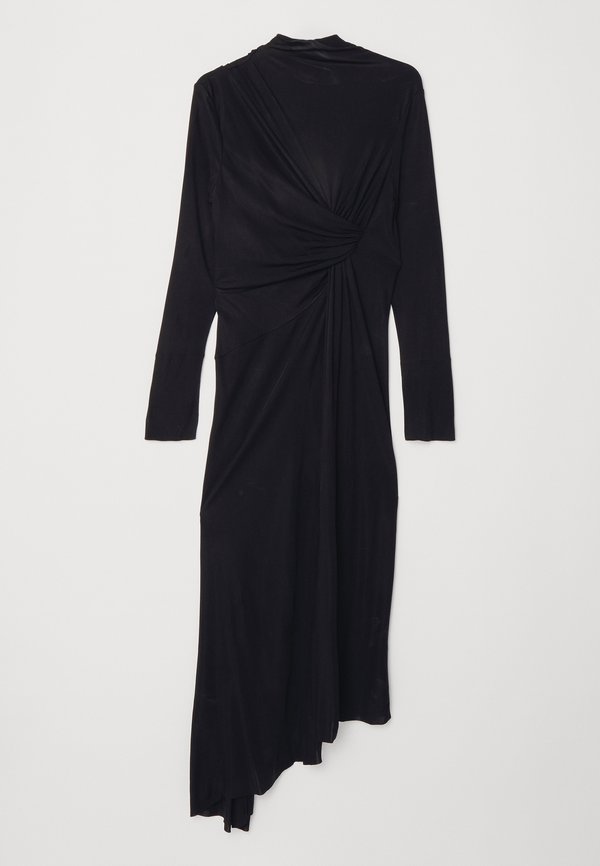 HIGH NECK DRAPED DRESS - Jersey dress2