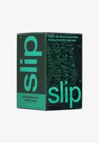 Slip SLIP PURE SILK SKINNY SCRUNCHIES - Håraccessoar - forest