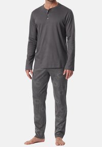 Schiesser FINE INTERLOCK - Pyjama - anthrazit