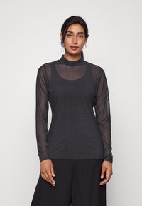 Kaffe KAFLOCKA TURTLENECK - Camisola de manga comprida - black deep
