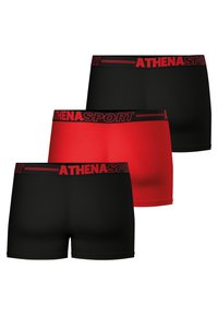 Athena 3 PACK - Boxers - noir/rouge/noir
