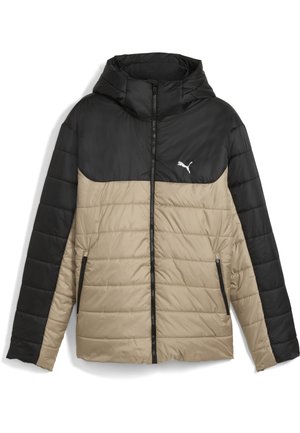 ESSENTIALS WATTIERTE KAPUZEN - Winterjacke - ice coffee