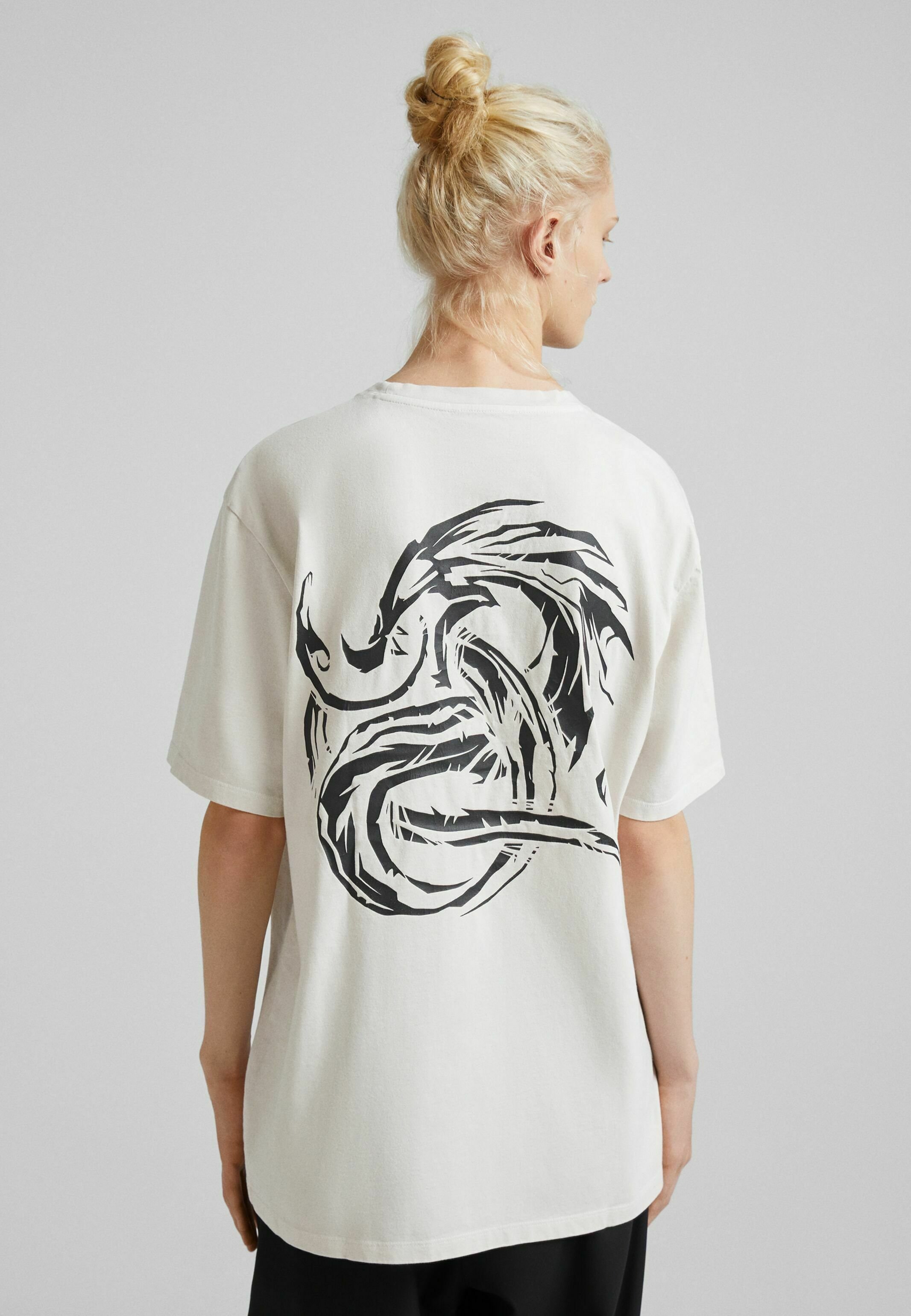 Bershka THE WITCHER - T-shirt con stampa - stone/pietra - Zalando