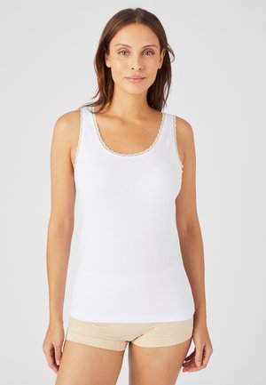 Damart EN PEIGNÉ EXTENSIBLE ESSENTIAL - Maglietta intima - blanc