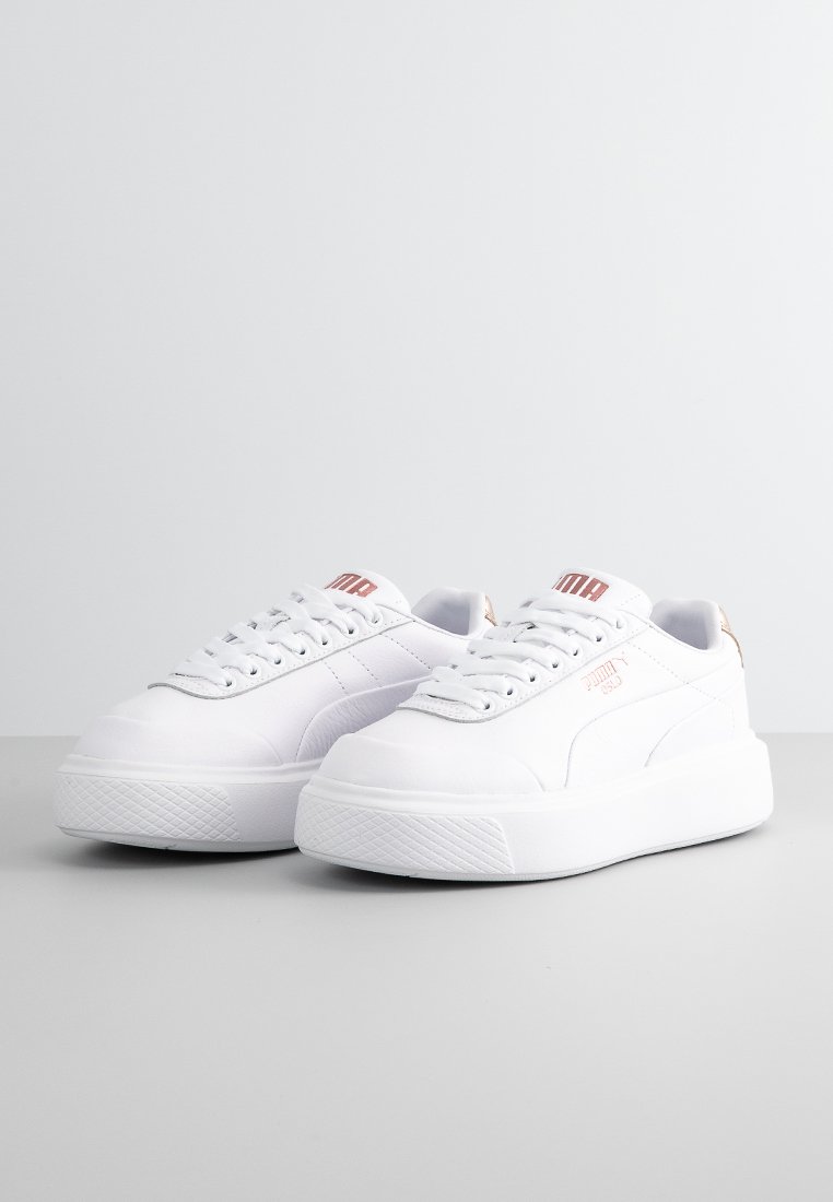 Puma OSLO MAJA - Trainers - puma white-rose gold/white - Zalando.de