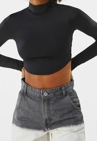 Bershka Blus - black