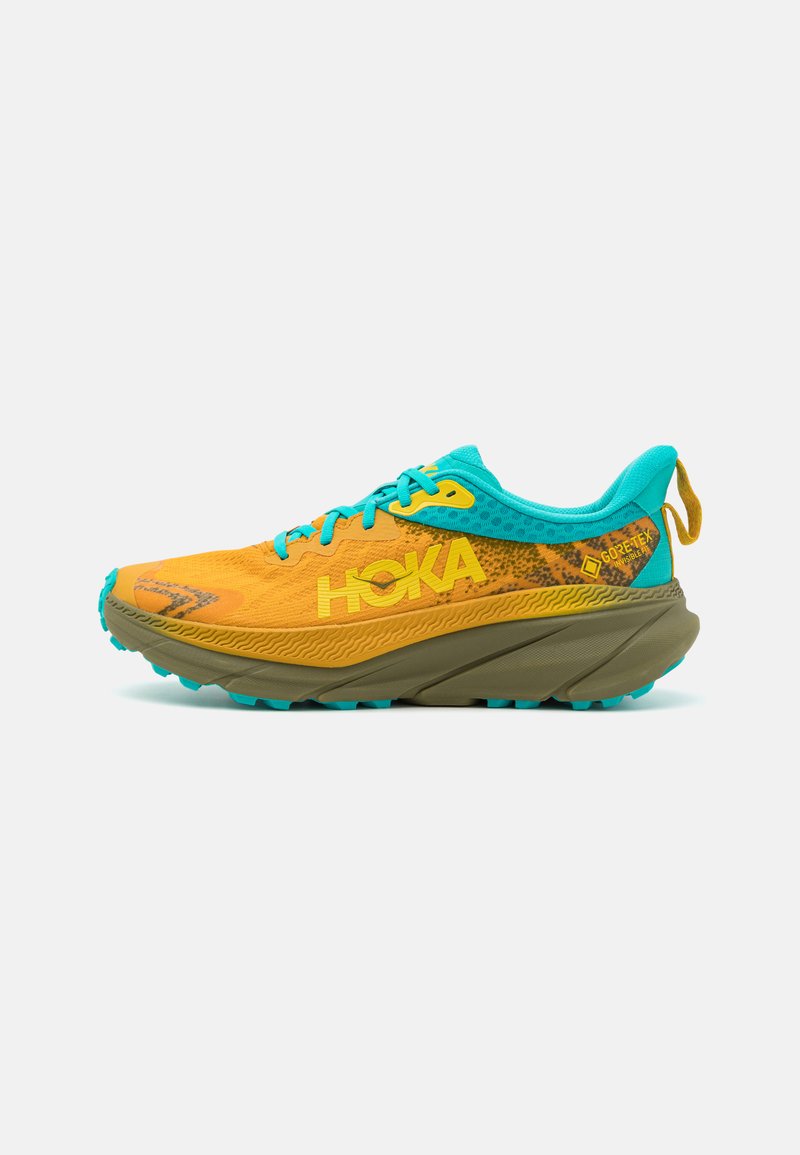 HOKA CHALLENGER 7 GTX Trail running shoes golden yellow/avocado