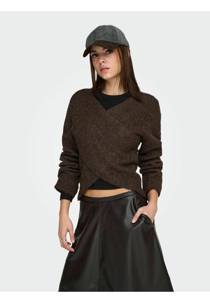 ONLZAGGIE - Pullover - seal brown